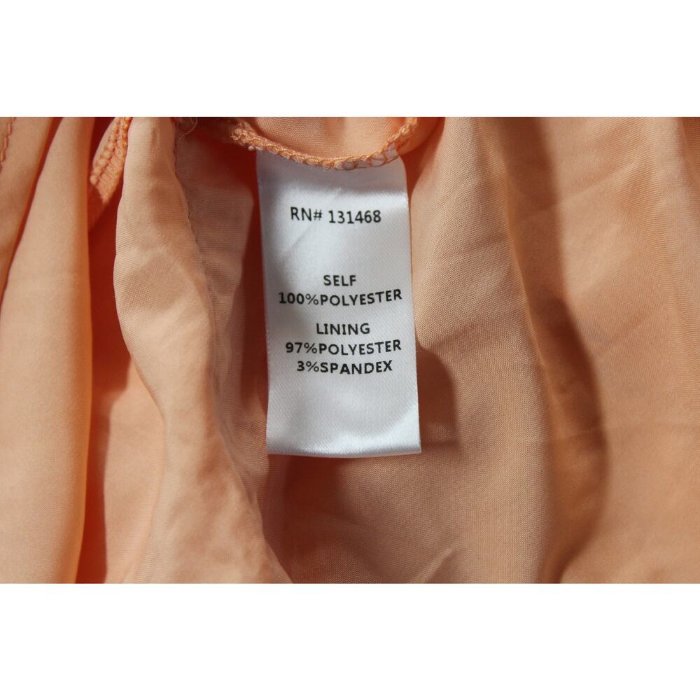Vici Swing By Plisse Tiered Ruffle Maxi Dress - XS/Apricot - Picture 8 of 9